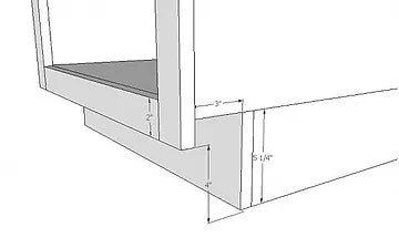 Ideal Toe Kick Dimensions and Height for Cabinets